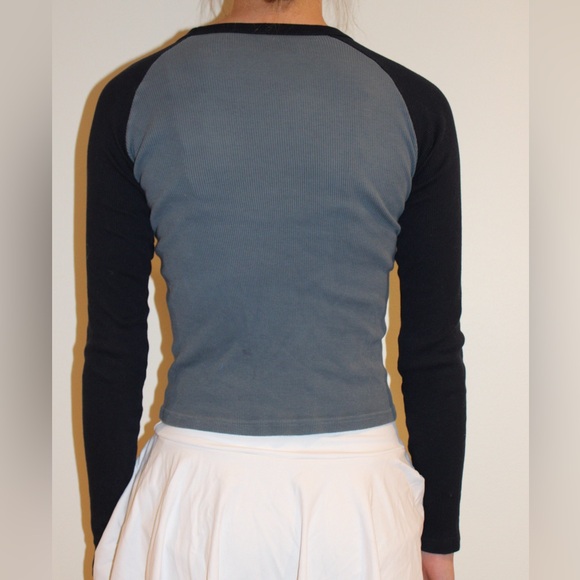 Brandy Melville baseball long sleeve tee - Picture 3 of 4